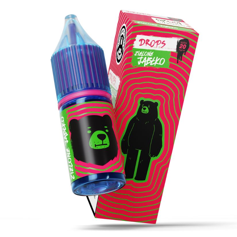 liquid na soli go bears drops zielone jablko