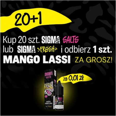 Oferta 20+1 | Liquidy Sigma Salt & Sigma Fresh Salt