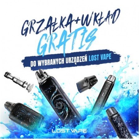 Grzałka i wkład gratis do wybranych urządzeń Lost Vape