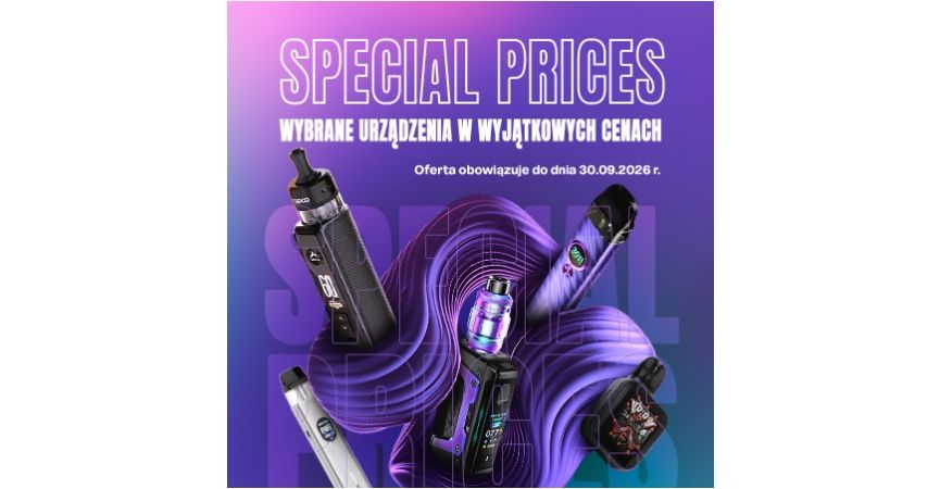 SPECIAL PRICES | Wybrane urządzenia w wyjątkowych cenach