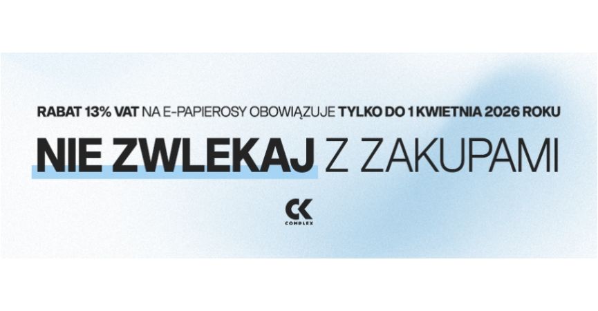 Zmiana w chińskim prawie - likwidacja zwrotu VAT przy eksporcie e-papierosów