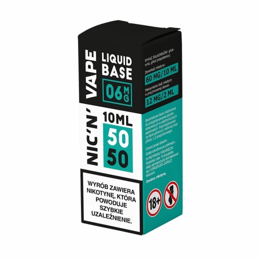 Baza NIC'N'VAPE 10ml 50/50 - 6mg