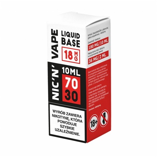 Baza NIC'N'VAPE 10ml 70/30 - 18mg