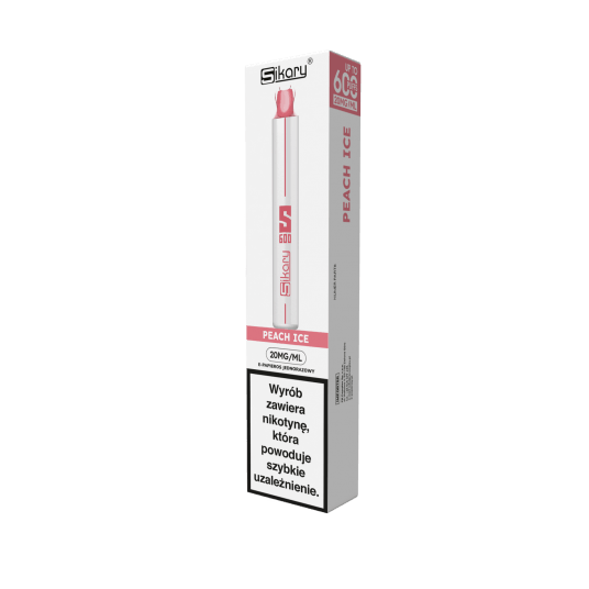 e-papieros Sikary S600 - Peach Ice 2ml 20mg