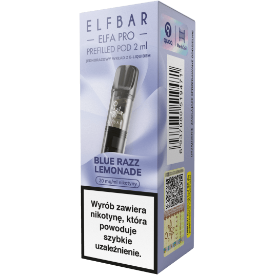 Elfbar Elfa Pro Pod Blue Razz Lemonade 20mg 2ml