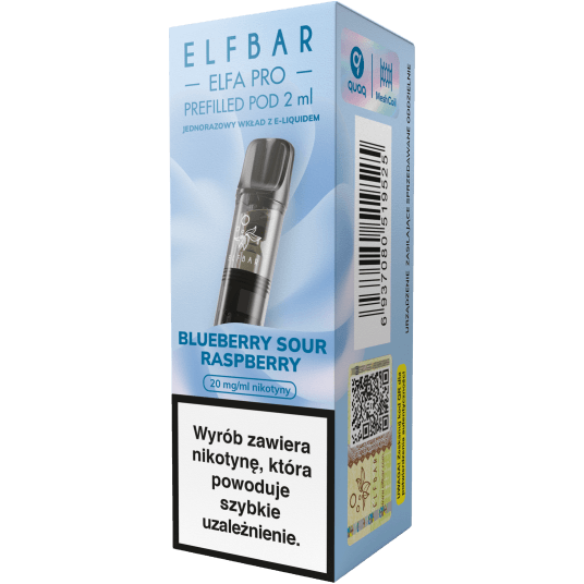 Elfbar Elfa Pro Pod Blueberry Sour Raspberr 20mg 2