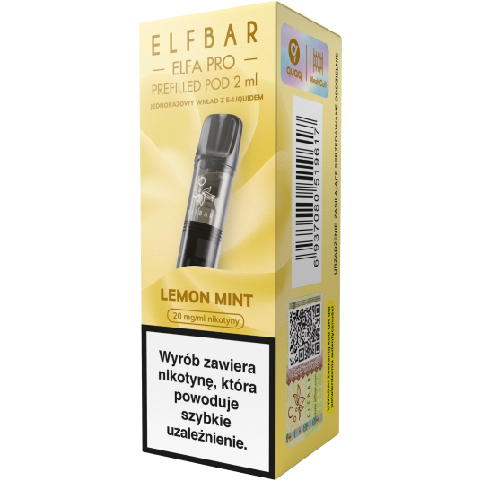 Elfbar Elfa Pro Pod Lemon Mint 20mg 2ml