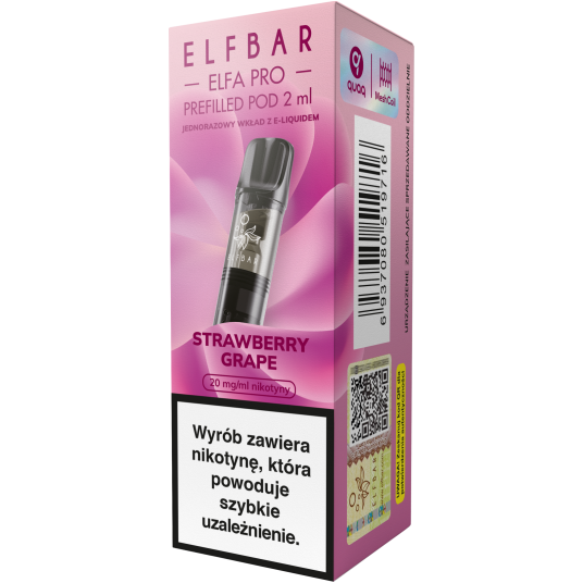 Elfbar Elfa Pro Pod Strawberry Grape 20mg 2ml