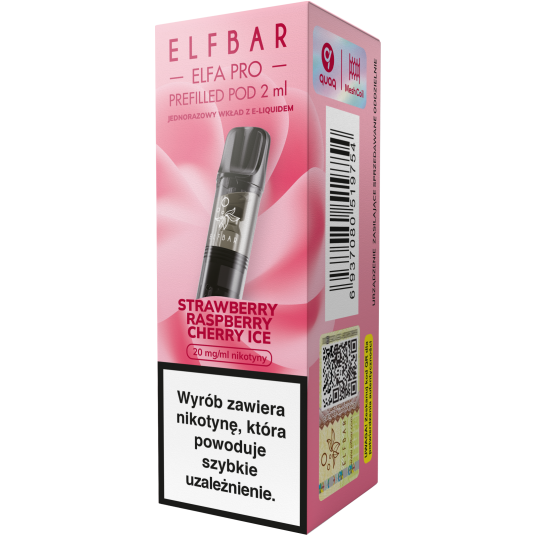 Elfbar Elfa Pro Pod Strawberry Raspberry Cherry Ic