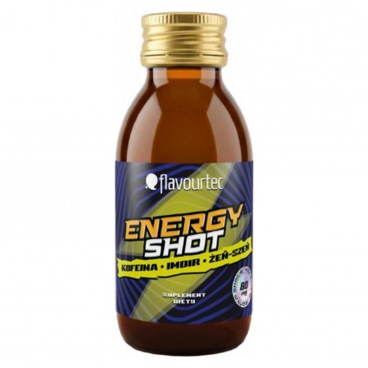 Flavourtec Energy Shot Kofeina Imbir Żeń-szeń 100ml