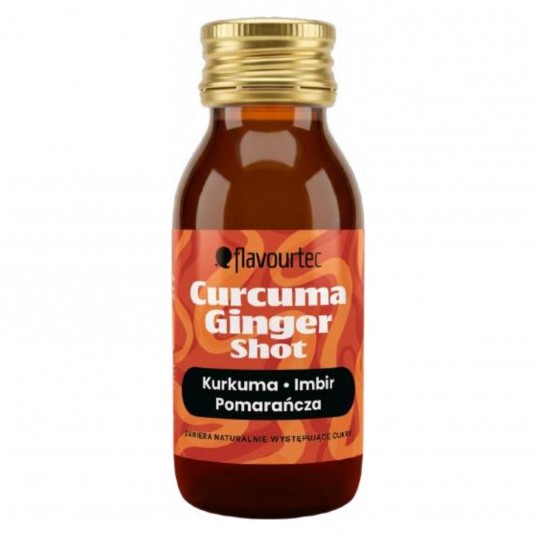 Flavourtec Immuno Curcuma Ginger Shot Kurkuma Imbir Pomarańcza 60ml