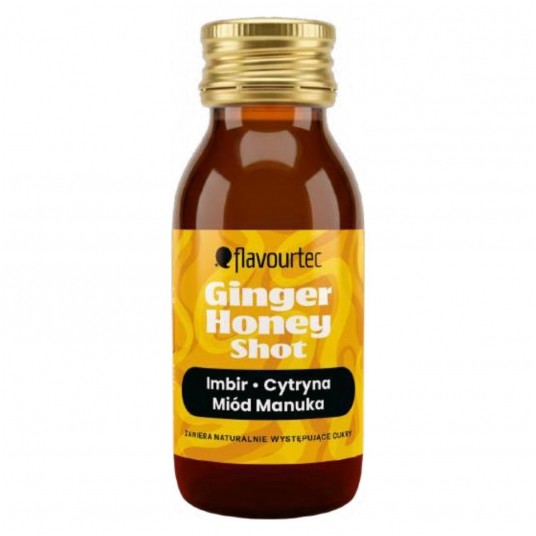 Flavourtec Immuno Ginger Honey Shot Imbir Cytryna Miód Manuka 60ml