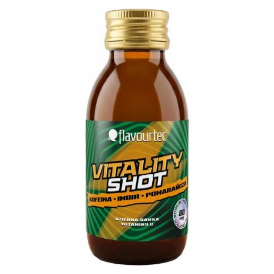 Flavourtec Vitality Shot Kofeina Imbir Pomarańcza 100ml