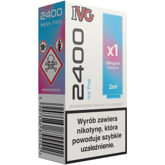 IVG 2400 Pod Ice Pop 20mg 2ml