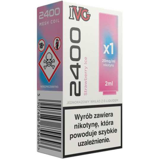 IVG 2400 Pod Strawberry Ice 20mg 2ml