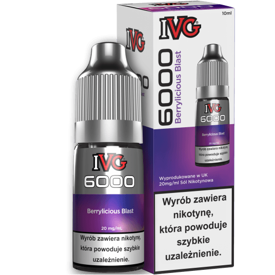 IVG 6000 Nicotine Salt Berrylicious Blas 20mg 10ml