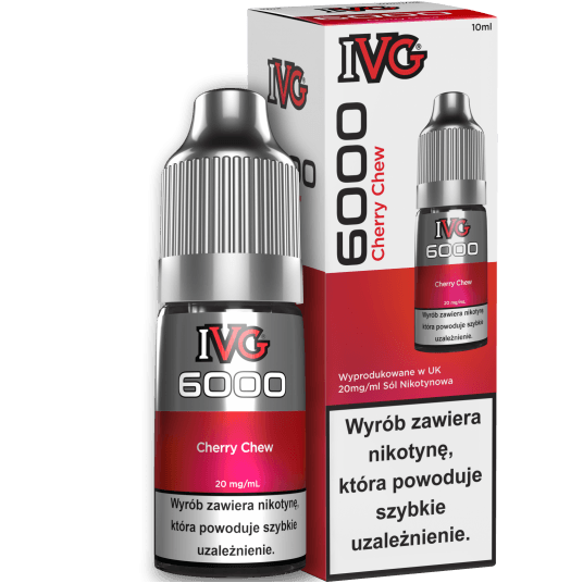 IVG 6000 Nicotine Salt Cherry Chew 20mg 10ml