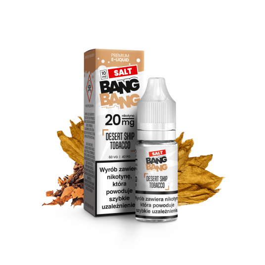 Liquid BANG BANG Salt 10ml - Desert Ship Tob. 20mg