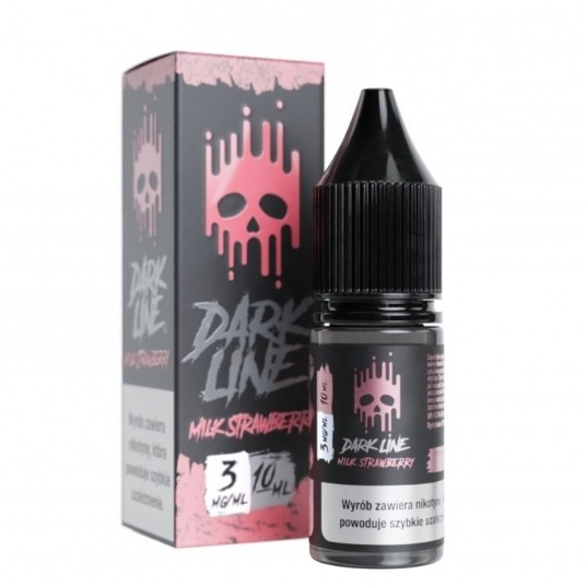 Liquid Dark Line 10ml - Milk Strawberry 3mg