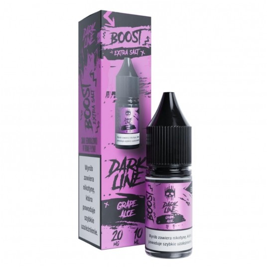 Liquid Dark Line Boost Salt 10ml Grape Aloe 20mg
