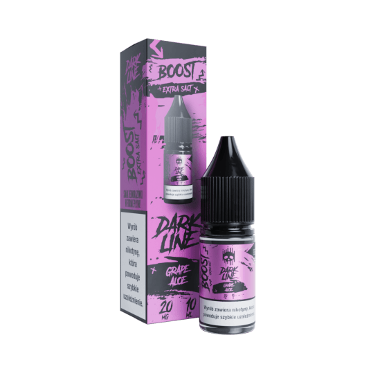 Liquid Dark Line Boost Salt 10ml - Grape Aloe 20mg