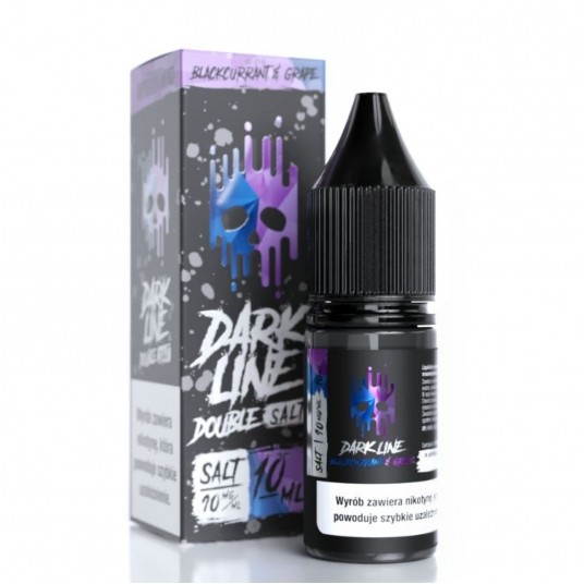 Liquid Dark Line Double Salt 10ml - Blackcurrant Grape 10mg