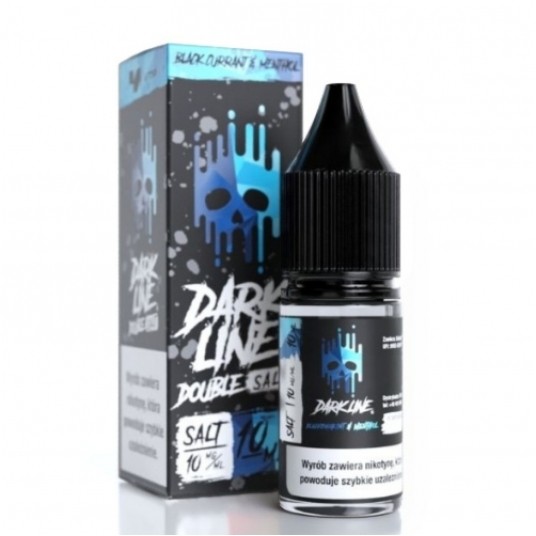Liquid Dark Line Double Salt 10ml Blackcurrant Menthol 10mg