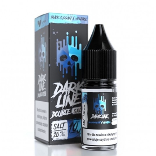 Liquid Dark Line Double Salt 10ml Blackcurrant Menthol 20mg