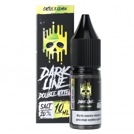 Liquid Dark Line Double Salt 10ml - Cactus Lemon 20mg