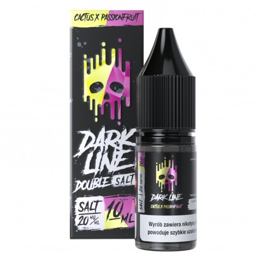 Liquid Dark Line Double Salt 10ml - Cactus Passionfruit 20mg