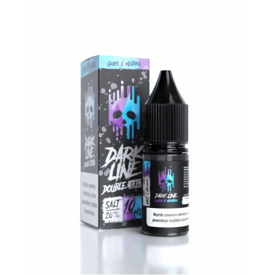 Liquid Dark Line Double Salt 10ml - Grape Men.20mg