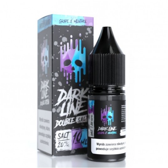 Liquid Dark Line Double Salt 10ml - Grape Menthol 20mg