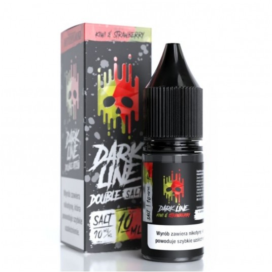 Liquid Dark Line Double Salt 10ml - Kiwi Strawberry 10mg