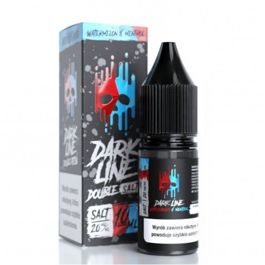 Liquid Dark Line Double Salt 10ml - Watermelon Menthol 20mg