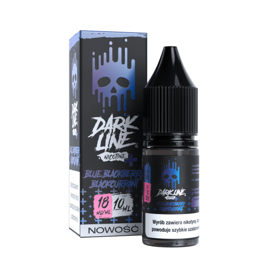 Liquid Dark Line Nicotine+ 10ml - Blue Blackberry Blackcurrant 18mg