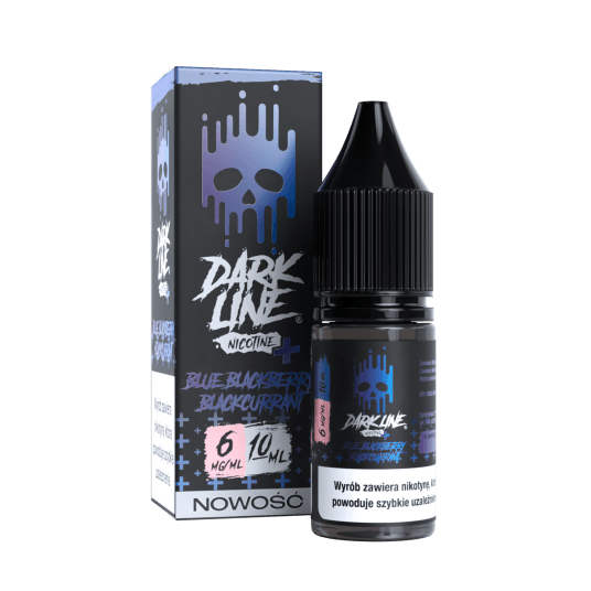 Liquid Dark Line Nicotine+ 10ml Blue Blackberry Blackcurrant 6mg