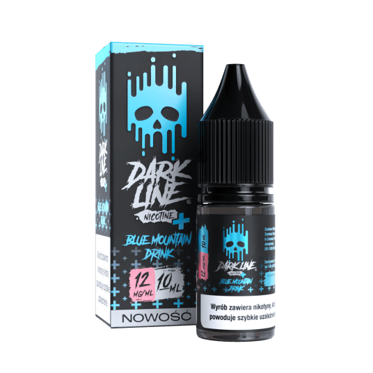 Liquid Dark Line Nicotine+ 10ml - Blue Mountain Drink 12mg