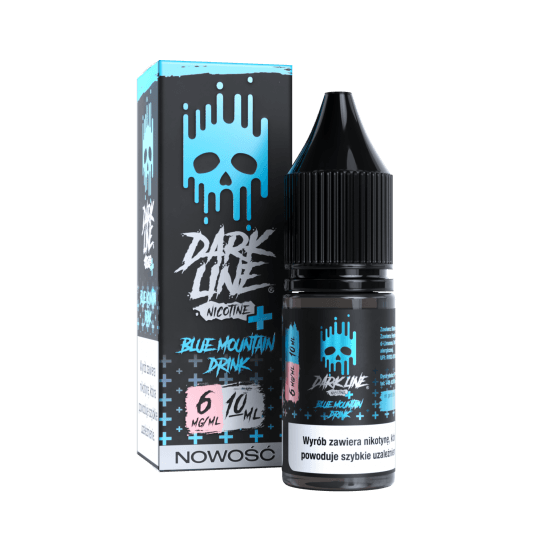 Liquid Dark Line Nicotine+ 10ml - Blue Mountain Drink 6mg