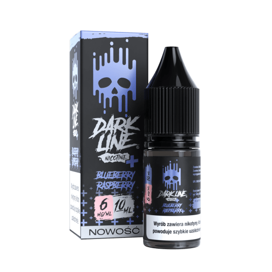 Liquid Dark Line Nicotine+ 10ml Blueberry Raspberry 6mg