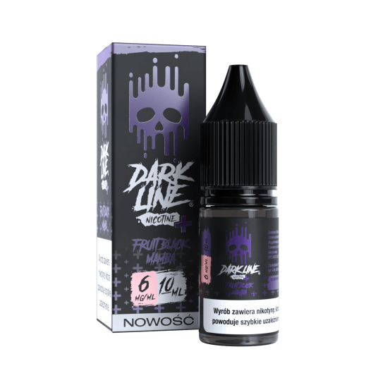 Liquid Dark Line Nicotine+ 10ml - Fruit Black Mamba 6mg