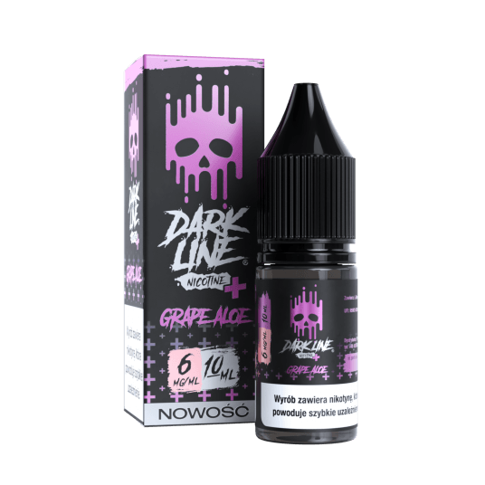 Liquid Dark Line Nicotine+ 10ml - Grape Aloe 6mg