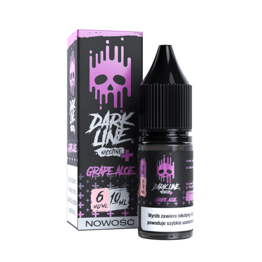 Liquid Dark Line Nicotine+ 10ml Grape Aloe 6mg