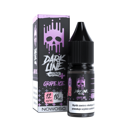 Liquid Dark Line Nicotine+ 10ml Grape Ice 12mg