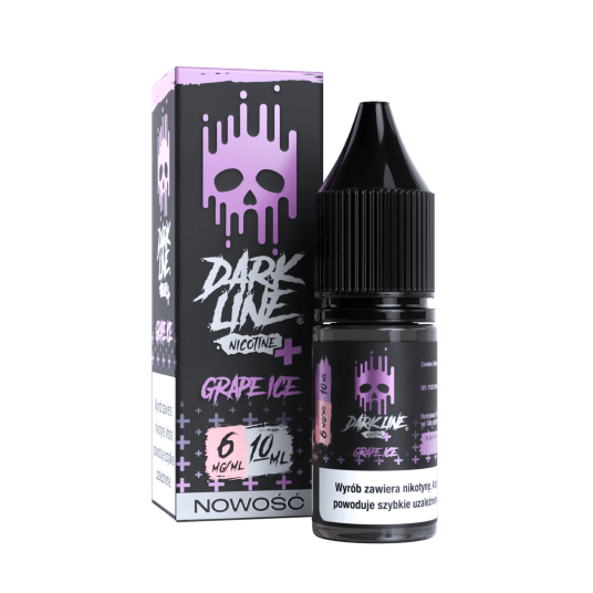 Liquid Dark Line Nicotine+ 10ml - Grape Ice 6mg