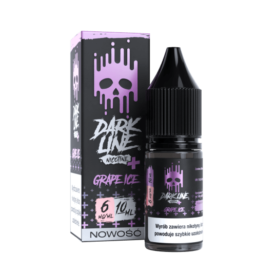 Liquid Dark Line Nicotine+ 10ml Grape Ice 6mg