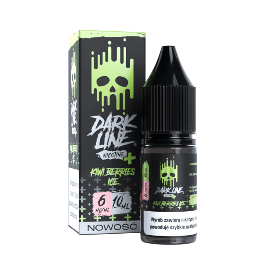 Liquid Dark Line Nicotine+ 10ml Kiwi Ber. Ice 6mg