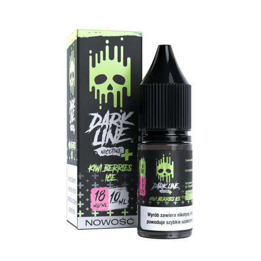 Liquid Dark Line Nicotine+ 10ml - Kiwi Berries Ice 18mg