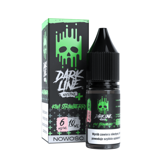 Liquid Dark Line Nicotine+ 10ml Kiwi Strawb. 6mg