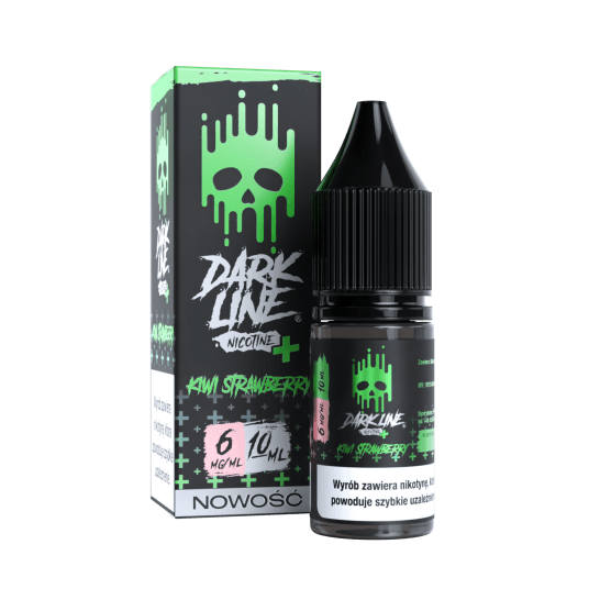 Liquid Dark Line Nicotine+ 10ml Kiwi Strawberry 6mg
