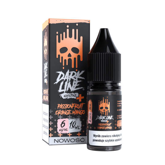 Liquid Dark Line Nicotine+ 10ml Passionfruit Orange Mango 6mg